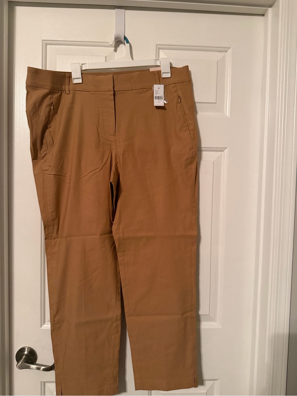 Lane Bryant Cropped Ankle Pants in Camel